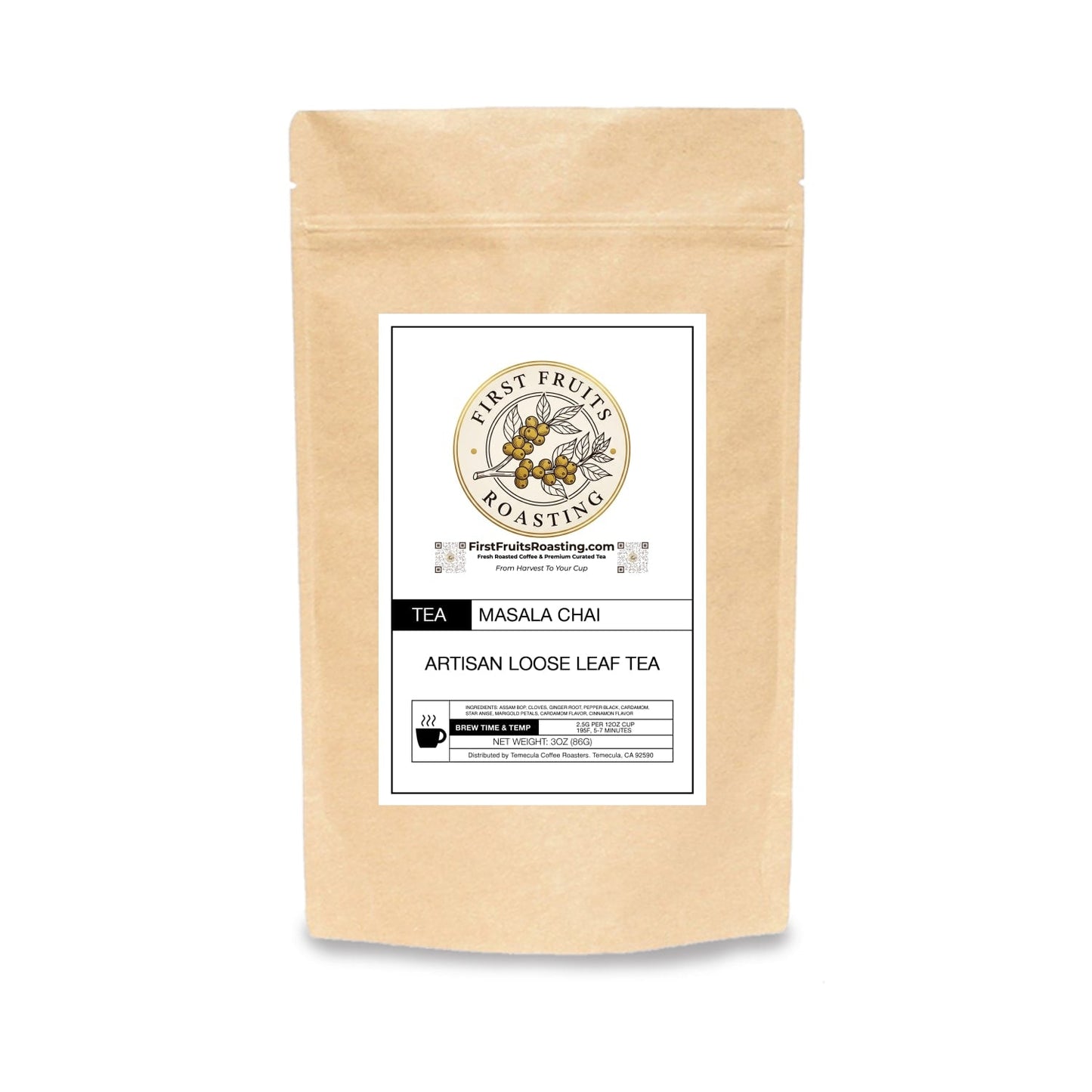 Masala Chai - First Fruits Roasting