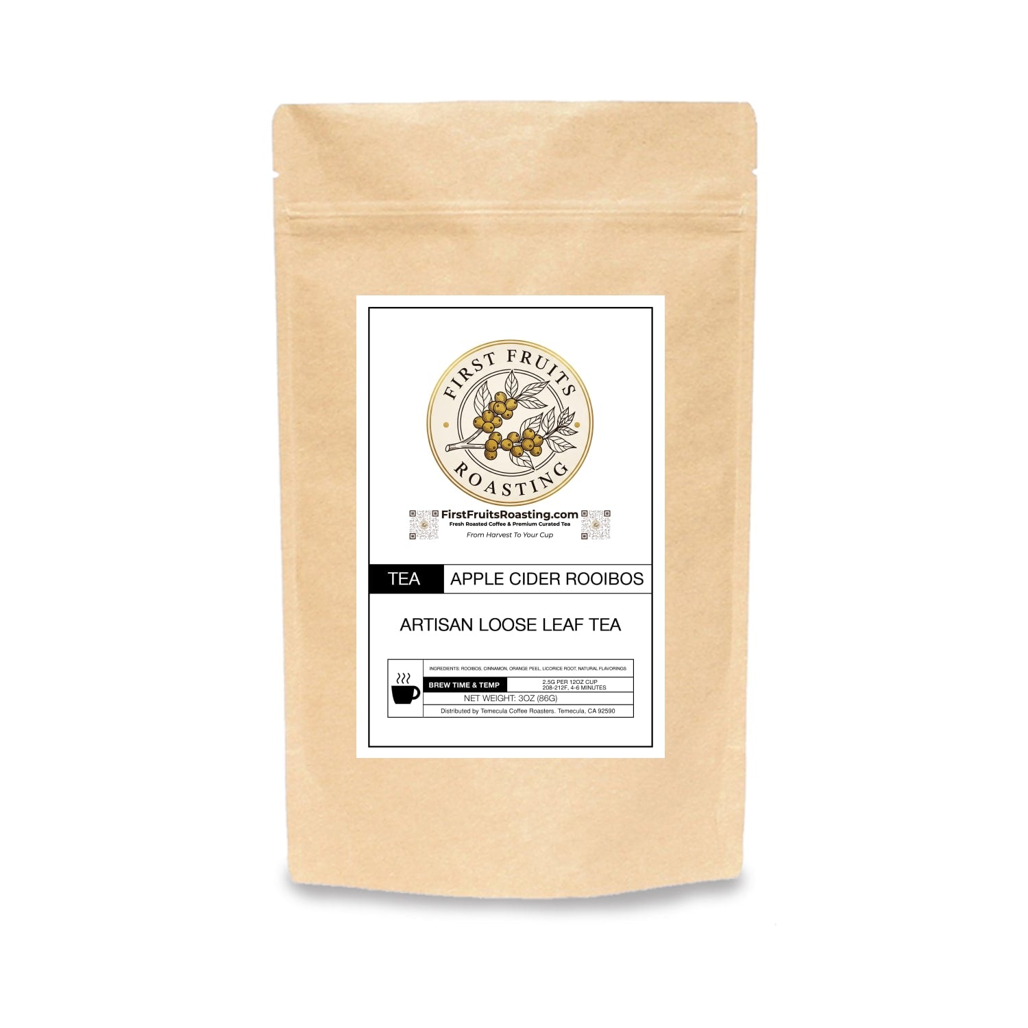 Apple Cider Rooibos - First Fruits Roasting